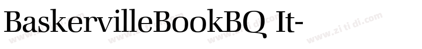 BaskervilleBookBQ It字体转换